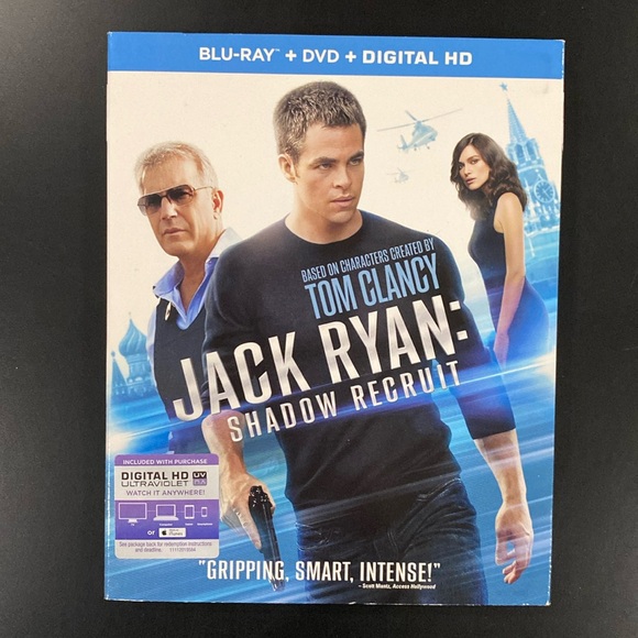 Jack Ryan: Shadow Recruit - Blu-ray & DVD Combo Set - Picture 1 of 7